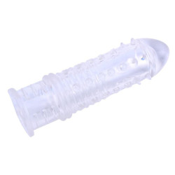 Superme Gaine de pénis Swirls 16 x 4cm Transparente